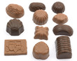 rows of chocolates