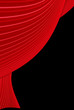 vorhang in rot
