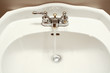 faucet running