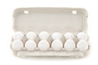 eggs isolated on white