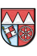 Wappen Unterfranken im Aqua-Stil