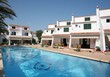 Spanish villas round a swimming pool