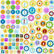 very colorful alphabet for kids