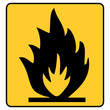 Brandgefahr - Schild