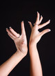 Detail of the graceful hands of a flamenco dancer Detail of the graceful hands of a flamenco dancer
