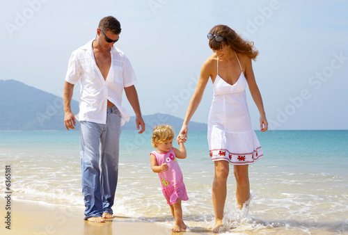 sea and family