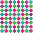 Bright Argyle Pattern