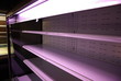 Empty food shelf Empty food shelf