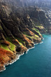 View from helicopter of coastline View from helicopter of coastline