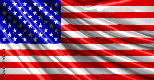 Illustration : Drapeau des états-unis d'Amérique Drapeau des états-unis d'Amérique