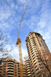 building being erected at the Lesia Ukrainka boulvard in Kiev