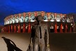 arenes de nimes de nuit