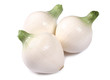 Onions isolated on white background Onions isolated on white background