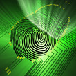 Scanning of a fingerprint with  new technologies