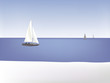 Sailboats on the Horizon Sailboats on the Horizon