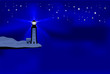 Lighthouse on the Ocean Lighthouse on the Ocean