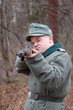 German soldier WWII.Reenacting