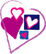 Love heart vector illustration
