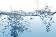 The abstract water splash background The abstract water splash background