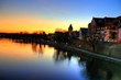 Ulm in der Abendsonne