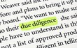 Due Diligence Due Diligence