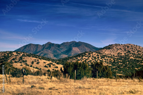 Photo: The Sandia Mountains in the desert of New Mexico The Sandia Mountains in the desert of New Mexico