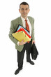 Homme d'affaires avec dossiers
