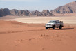 Jeep in desert Jeep in desert