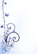 fond bleu