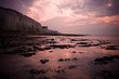 falaise mer normandie picardie rocher reflet