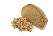 Grain and piece of bread