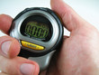Hand with Digital Stopwatch Hand with Digital Stopwatch