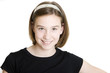expression face of the actor on a whrite background