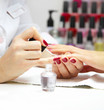 Manicure process... Female hands... Manicure process... Female hands...