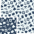 seamless patterns - clothes and house care