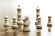 Game of chess toned in sepia Game of chess toned in sepia