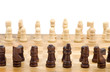 object on white: game - chess macro