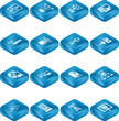 Network Computing Icons Series Set. 
