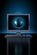 The concept of accessing the global internet community. 