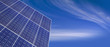 Solar panel and great sky