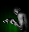 Human predator concept, social issues, more dramatic duotone Human predator concept, social issues, more dramatic duotone