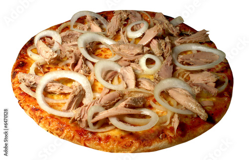 Foto: Pizza zwiebeln tuna Pizza zwiebeln tuna