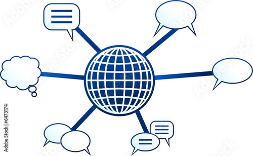 Illustration: communication molecule communication molecule