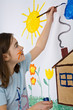 Girl painting
