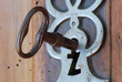 clé et serrure ancienne