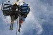 skieurs sur le télésiège