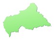 Central African Republic map
