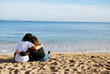 couple sur la plage