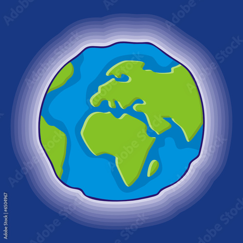 World+globe+cartoon