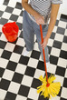Cleaning floor